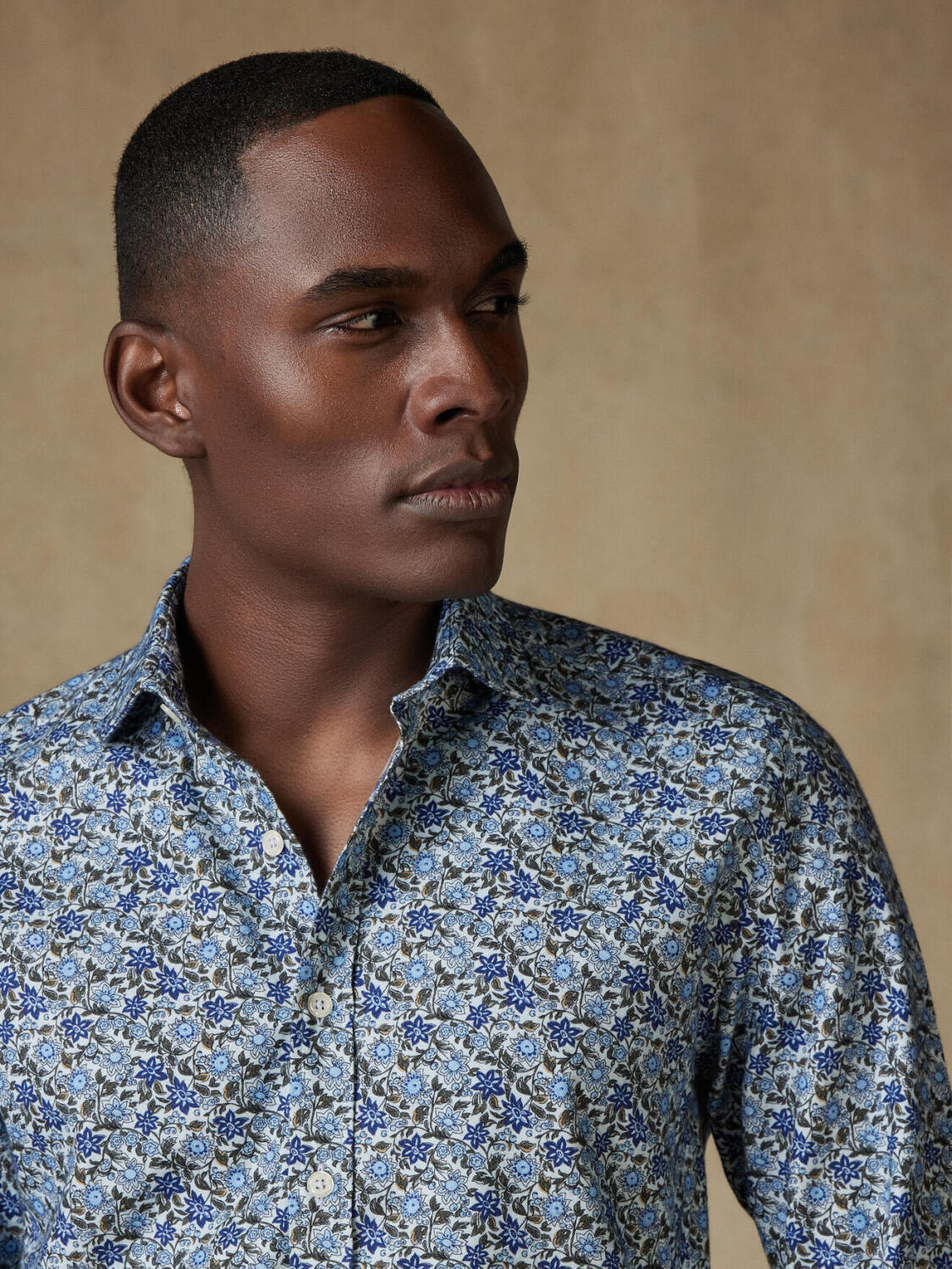 Camicia Agnel con stampa floreale