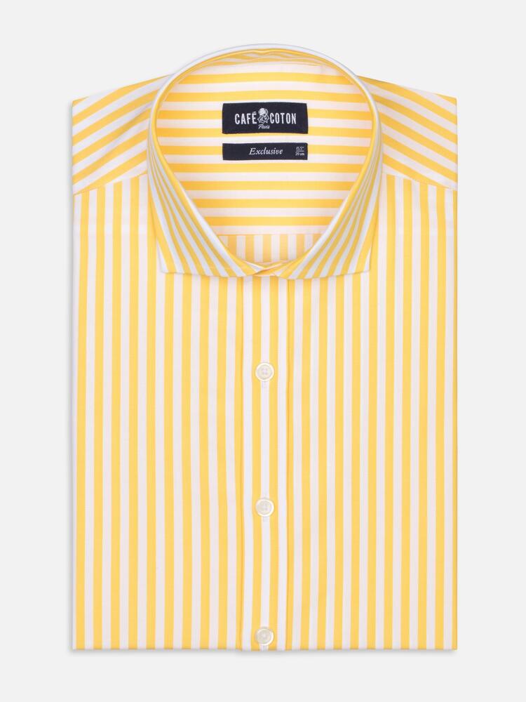 Chemise Alan à rayures jaunes