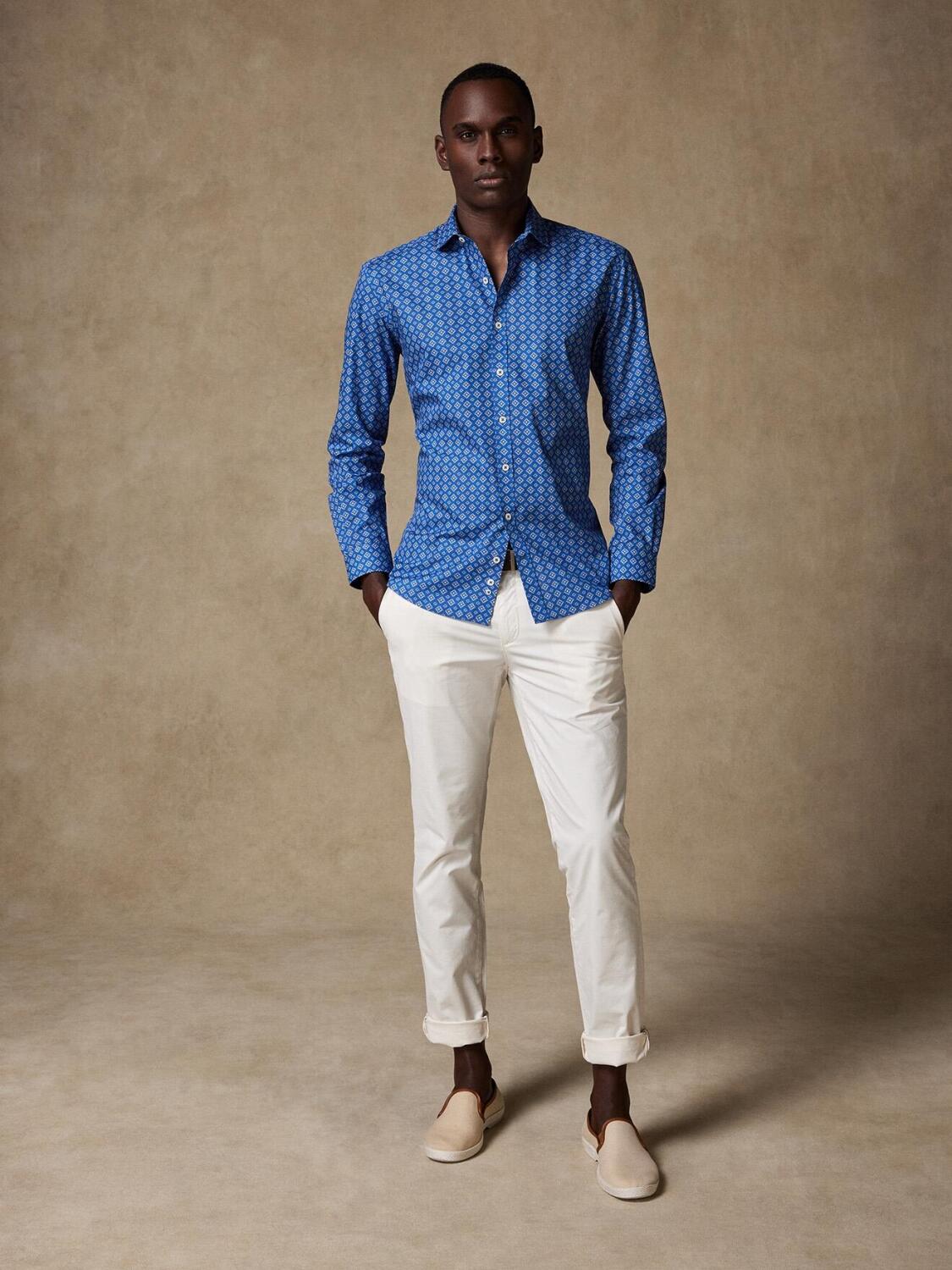 Chemise Alvin à imprimé ethnique