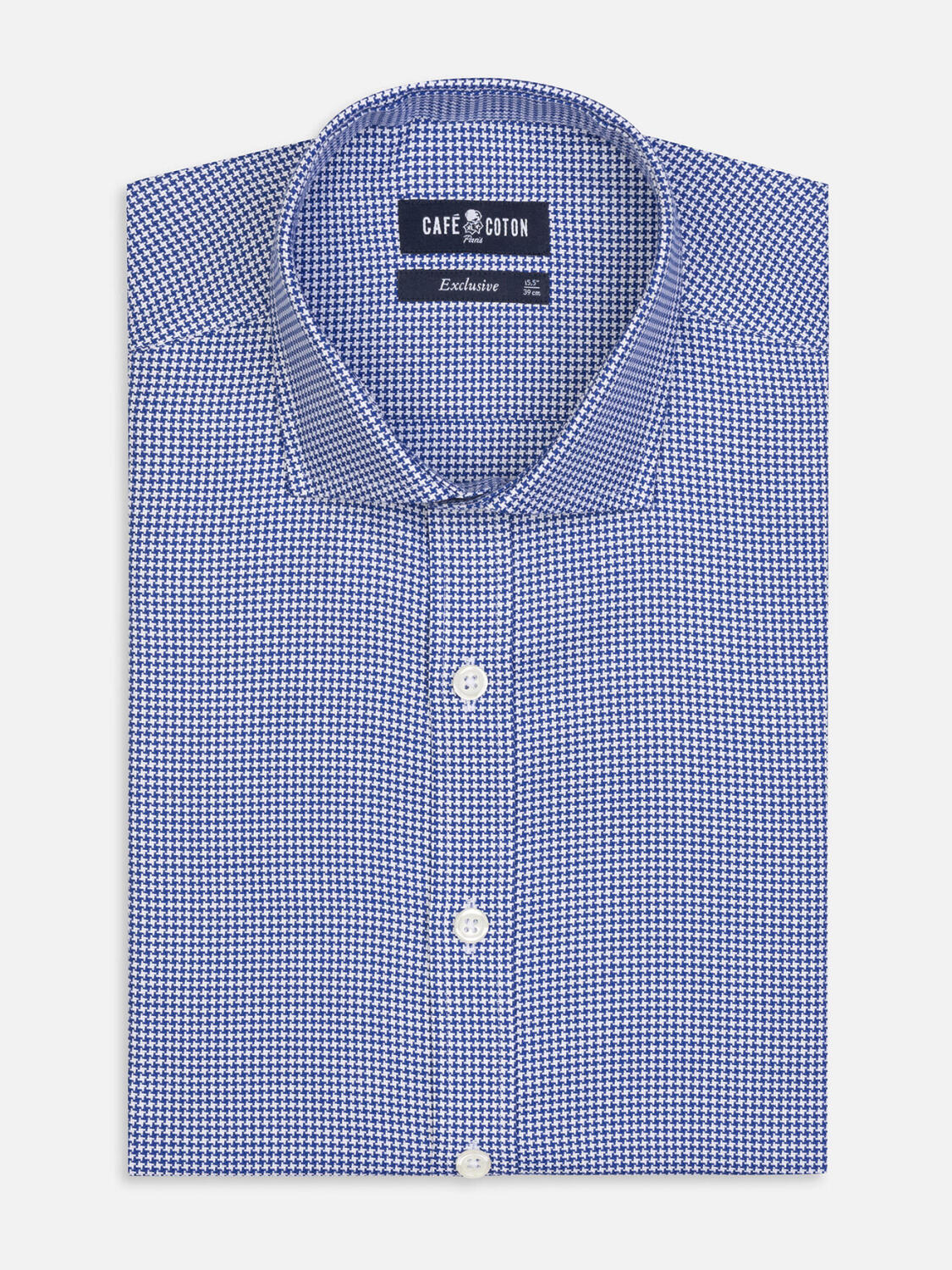 Alvin textured shirt - Navy