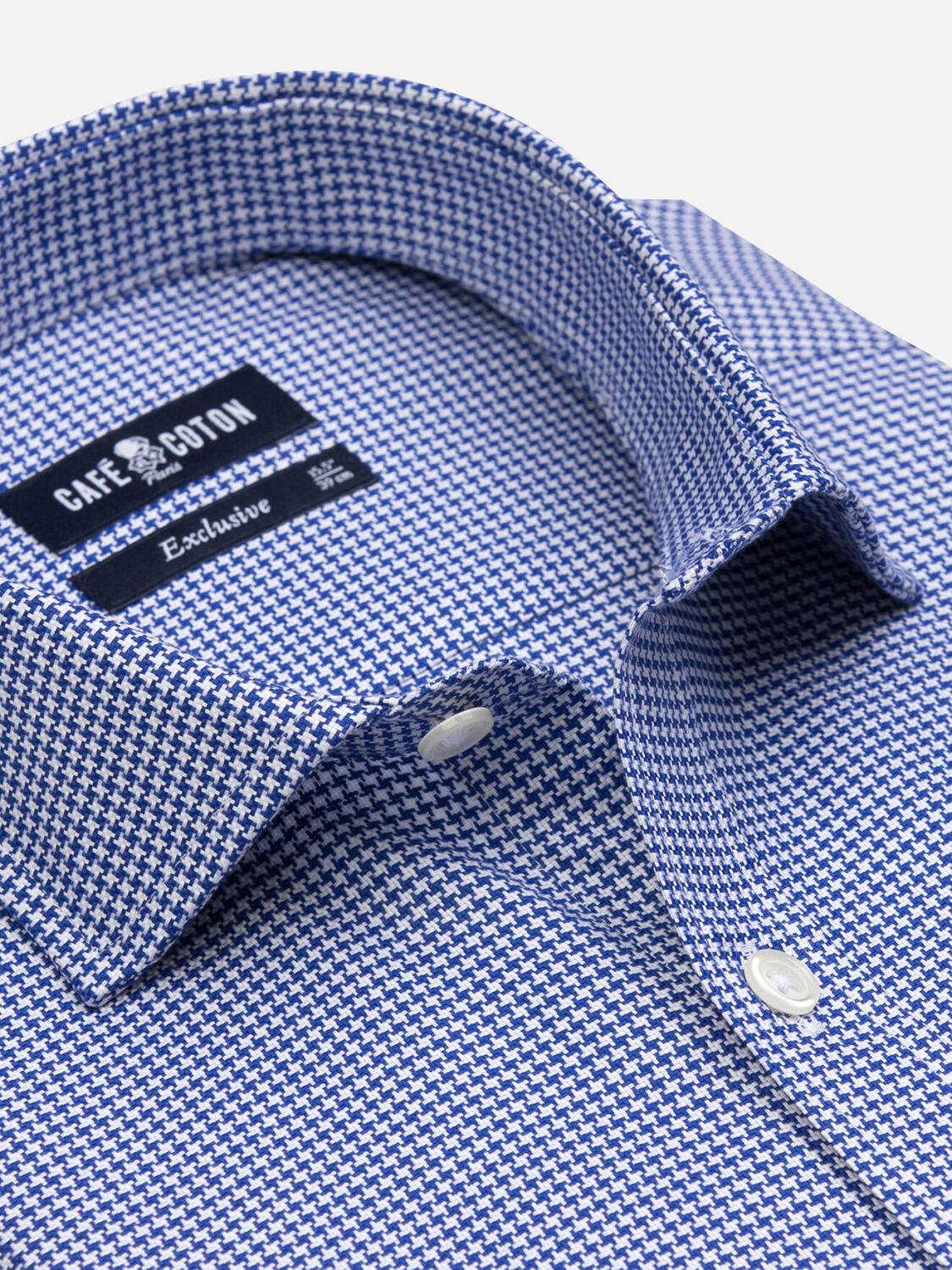 Alvin textured shirt - Navy