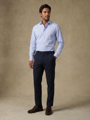 Alvren Sky Blue Striped Shirt