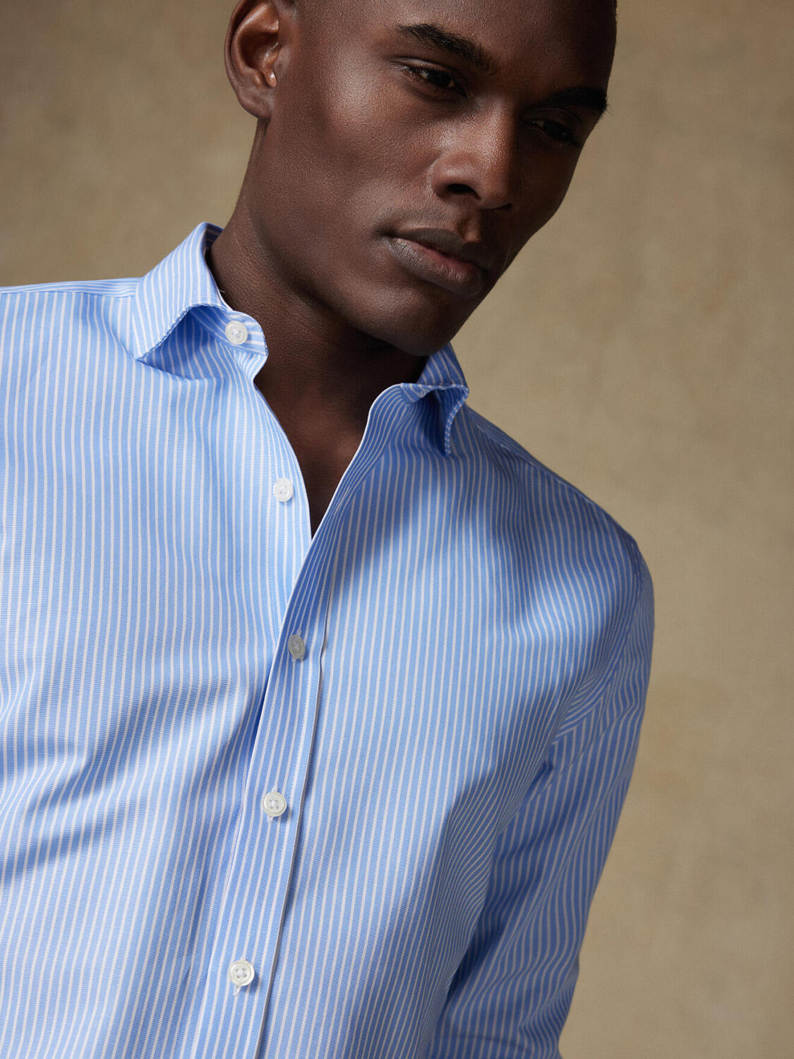Chemise Andrea à rayures ciel