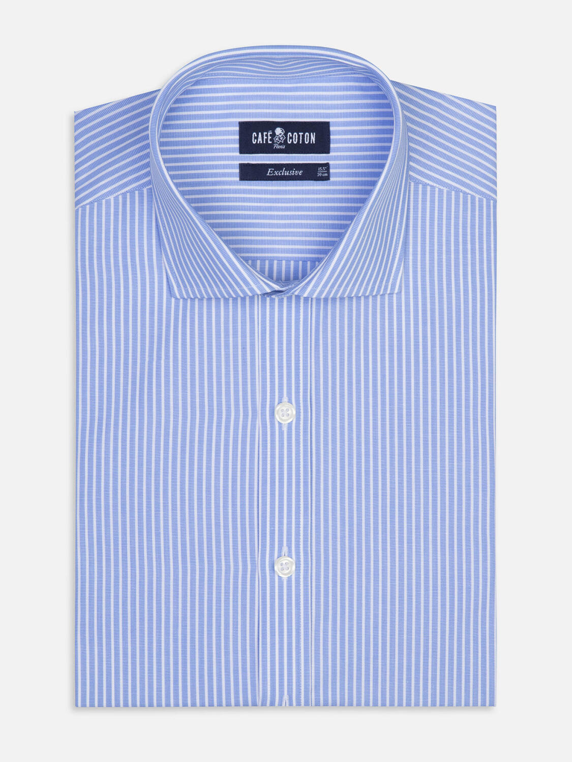 Chemise Andrea à rayures ciel