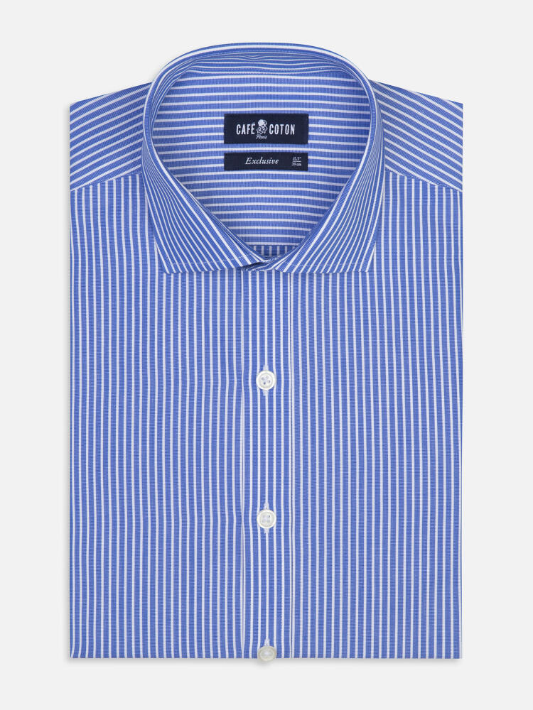 Andrea shirt with blue stripes