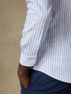 Camicia Andrick righe celesti