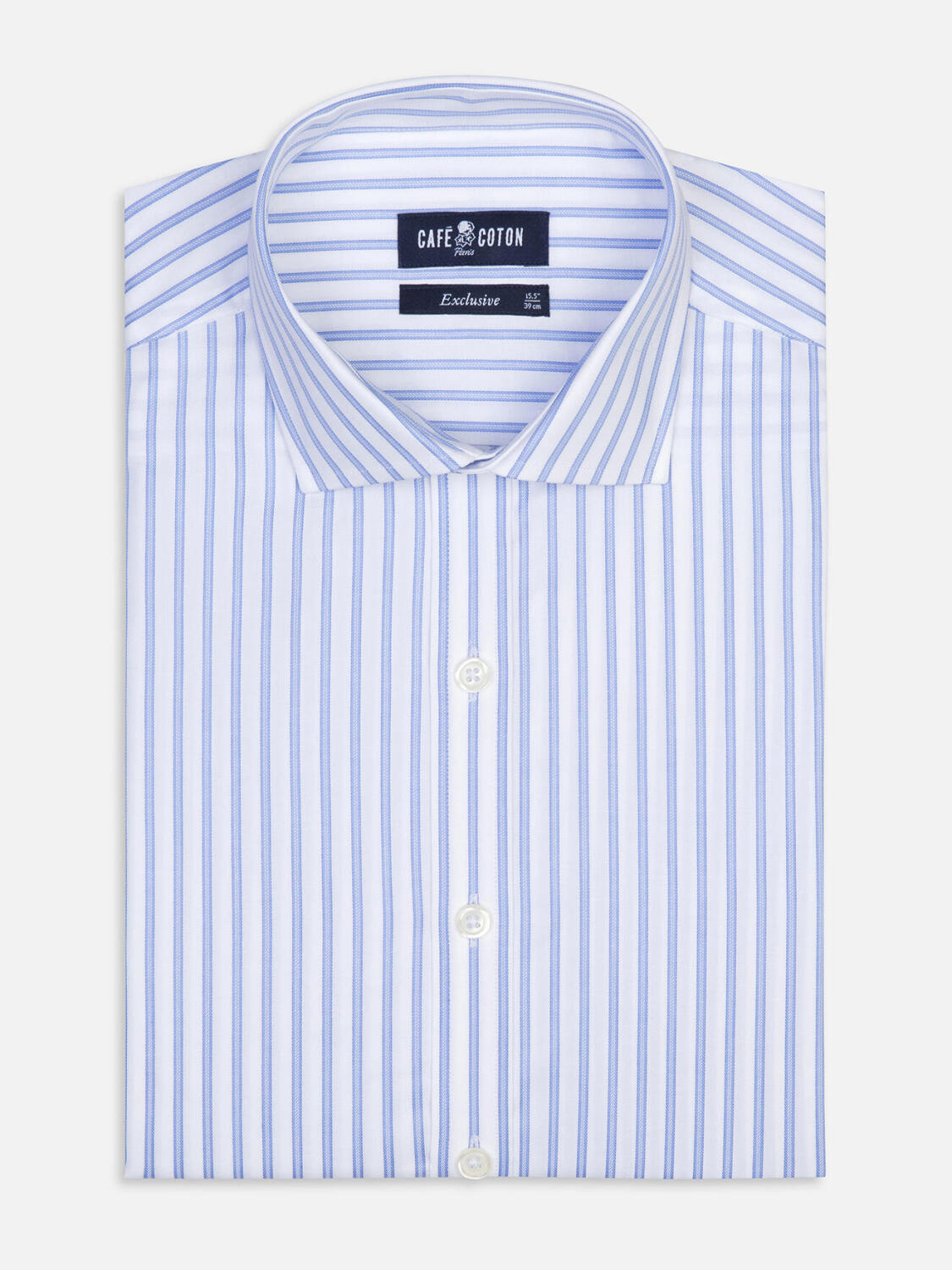 Chemise Andrick à rayures ciel