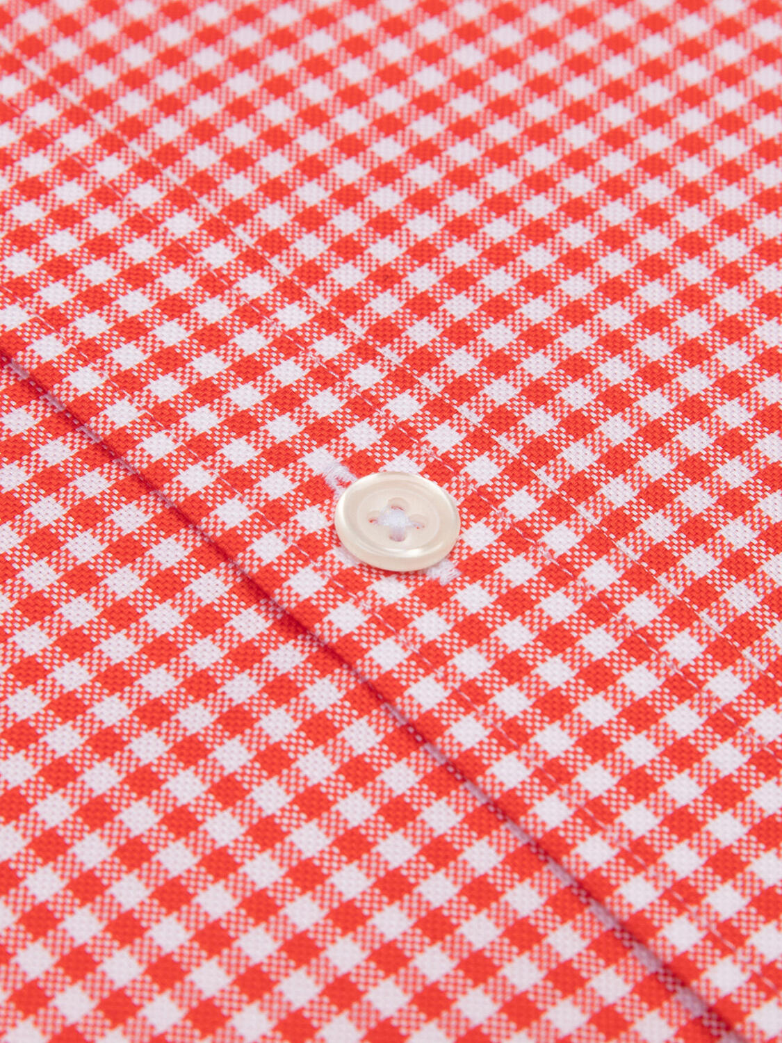 Camisa Anthony en vichy naranja