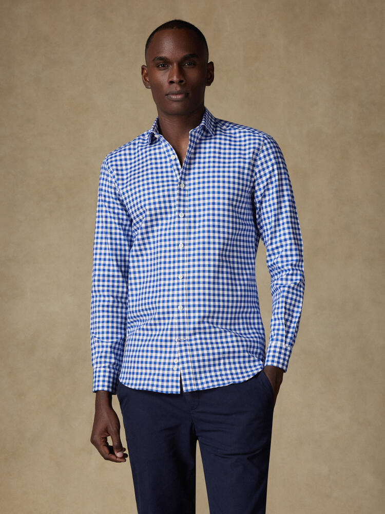 Ash check shirt - Navy