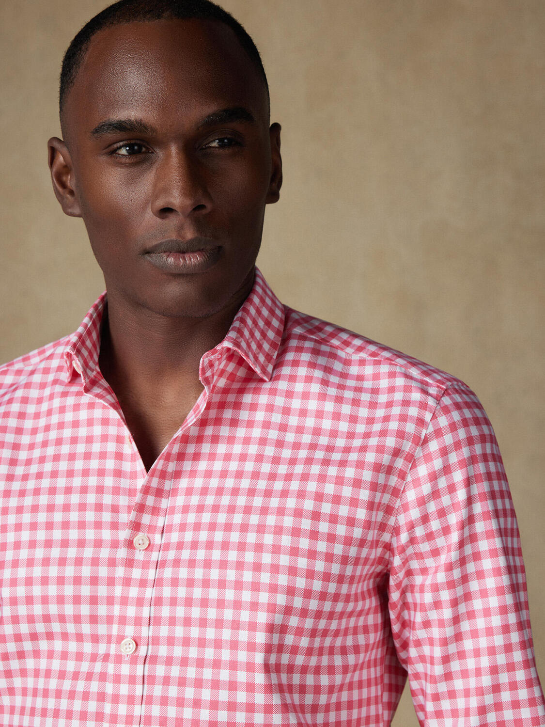 Camicia Ash a quadri rosa fucsia