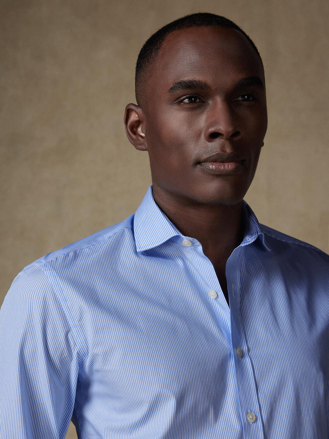 Chemise Axel à rayures bleues