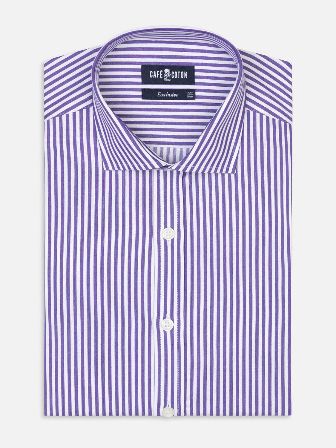 Camicia Baillee a righe viola
