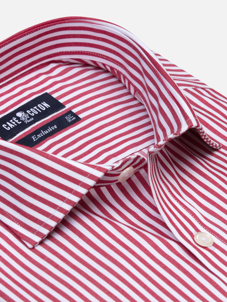 Baillee red stripes shirt