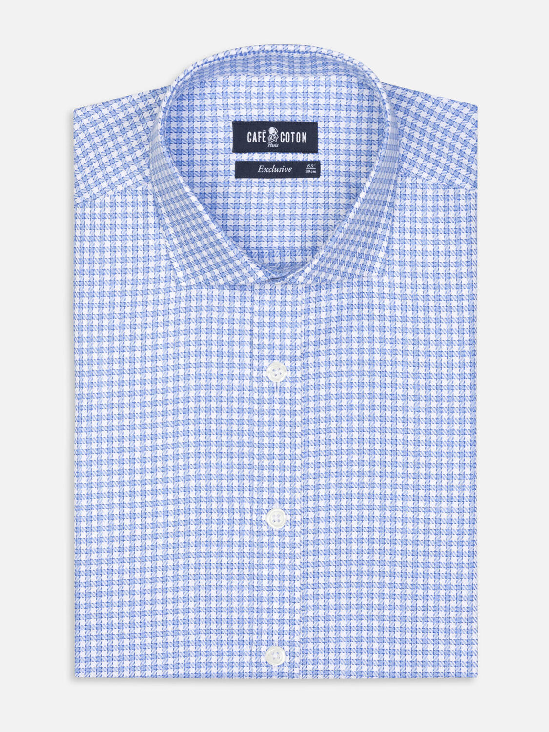 Camicia Barney a quadri cielo