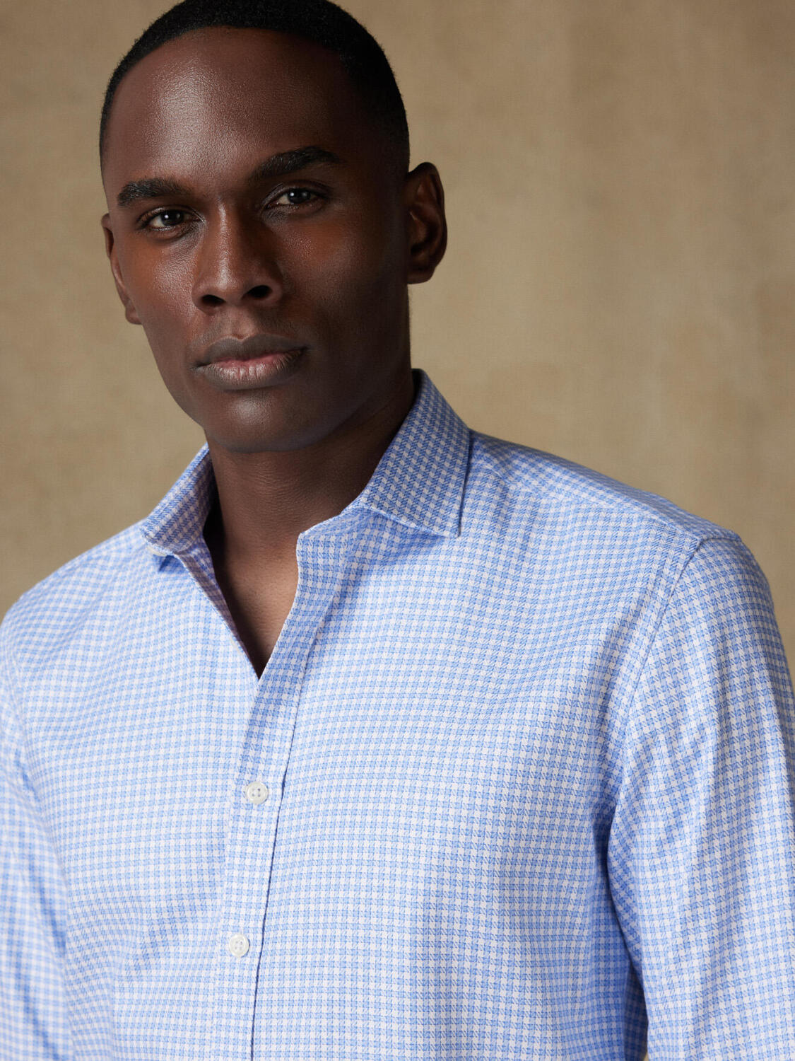 Camicia Barney a quadri cielo