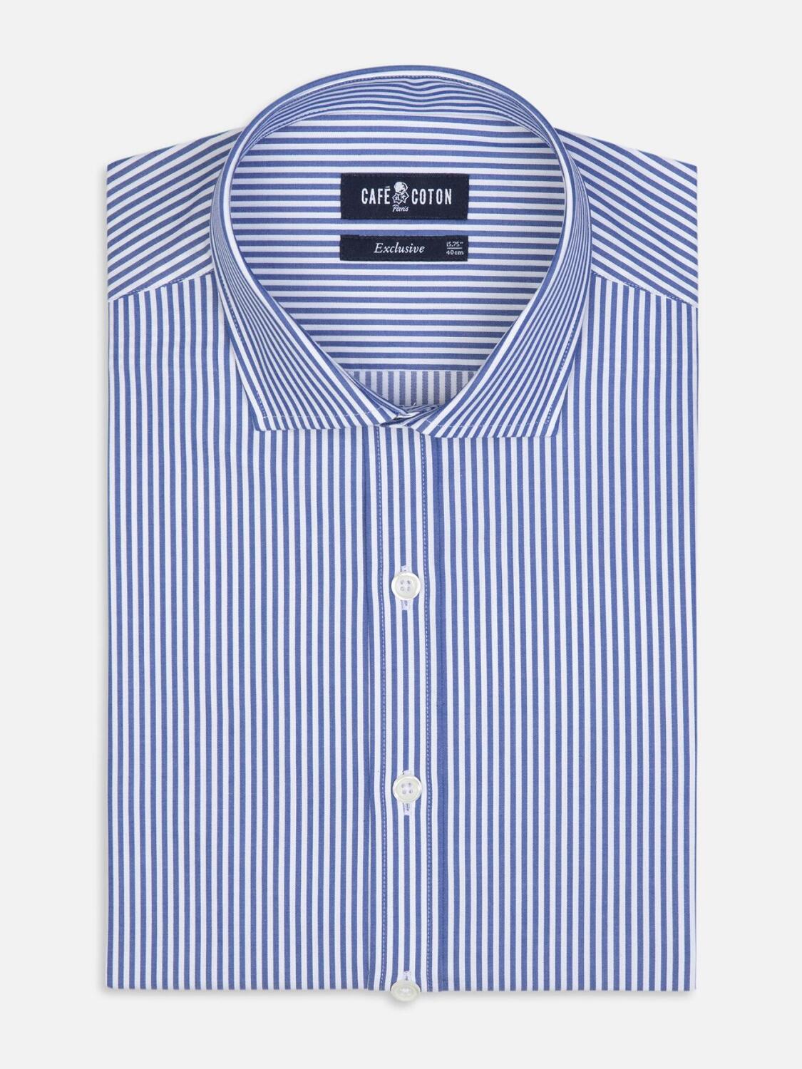 Chemise Barney à rayures marine