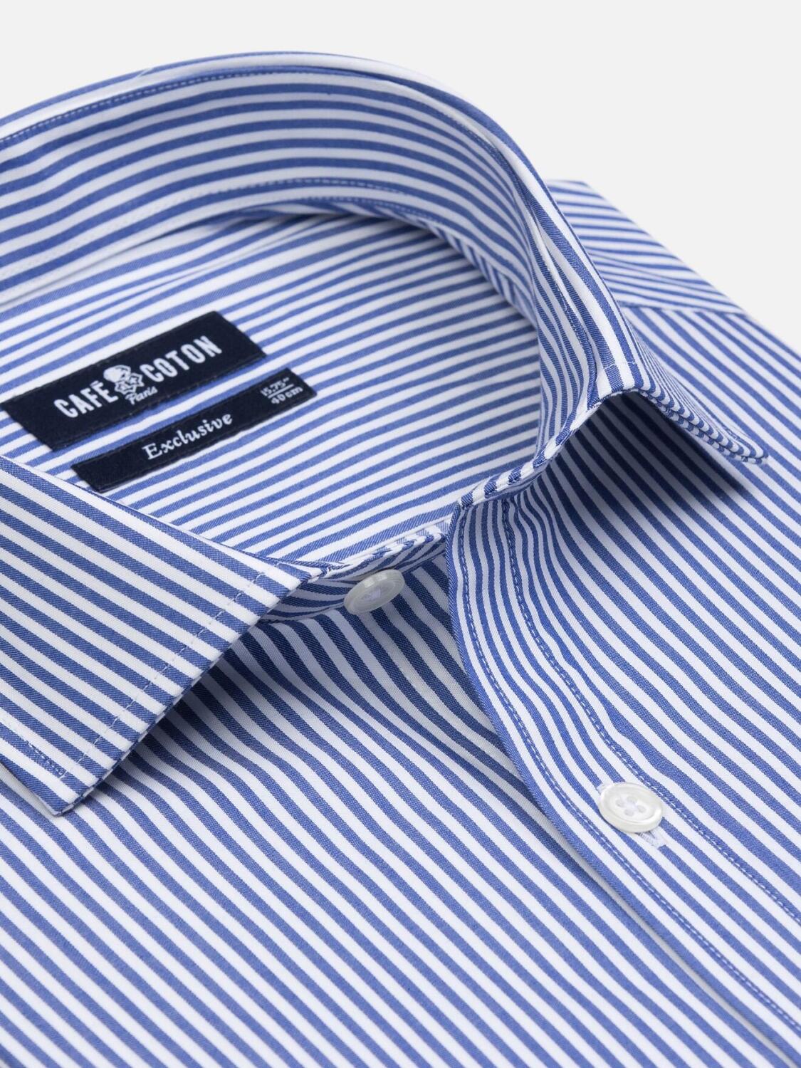 Chemise Barney à rayures marine