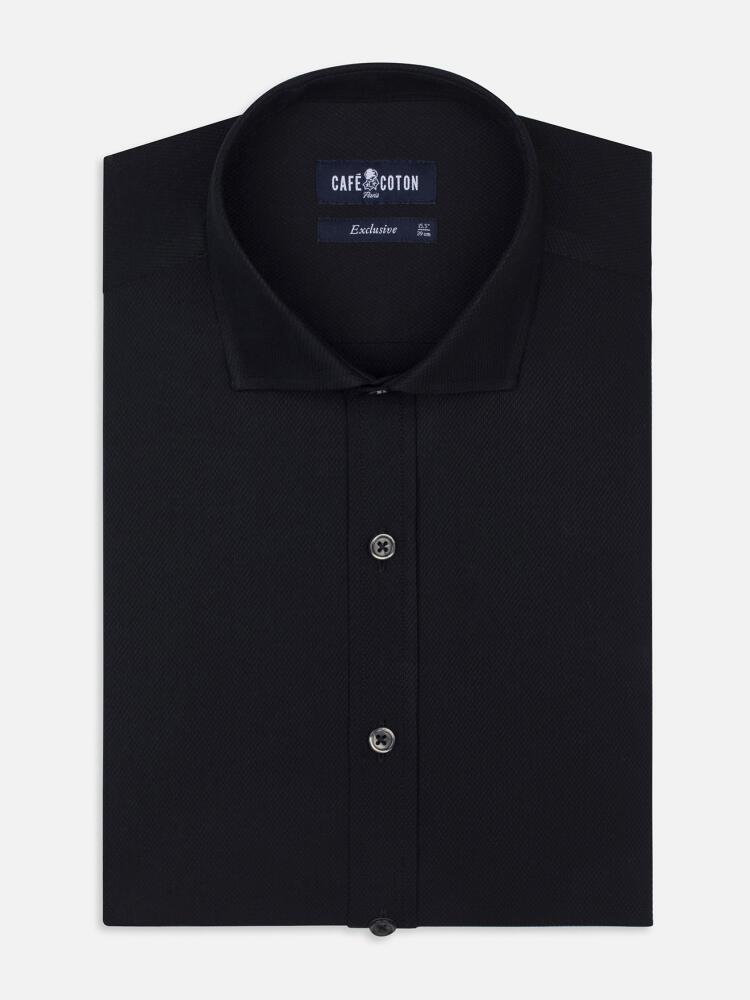 Chemise Benny en twill noir