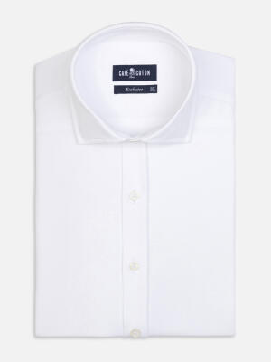 Chemise Boxy en jersey blanc