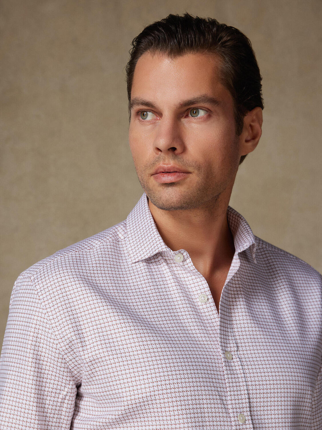 Chemise Brent à carreaux grèges