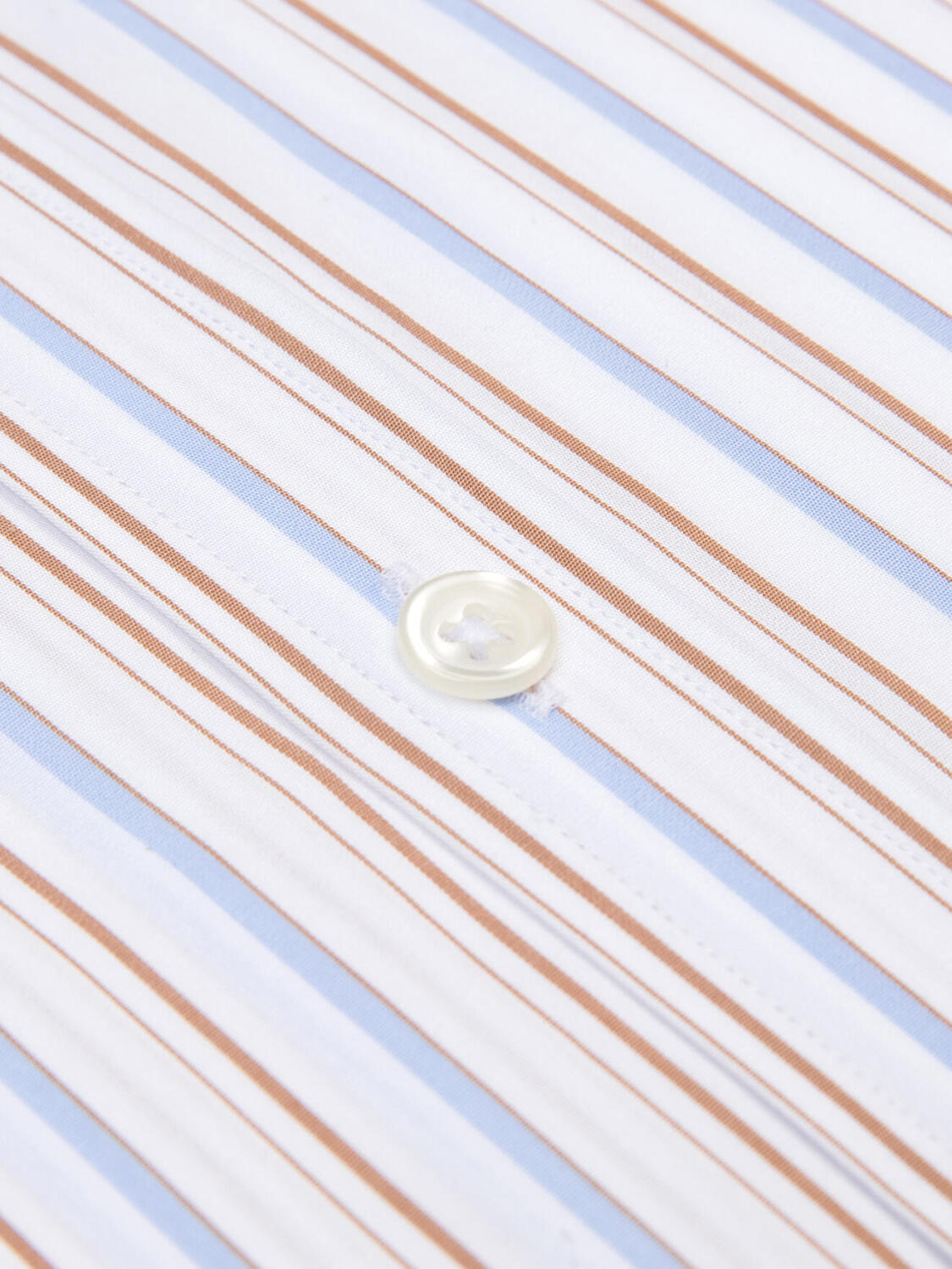 Overhemd Brent met strepen havana