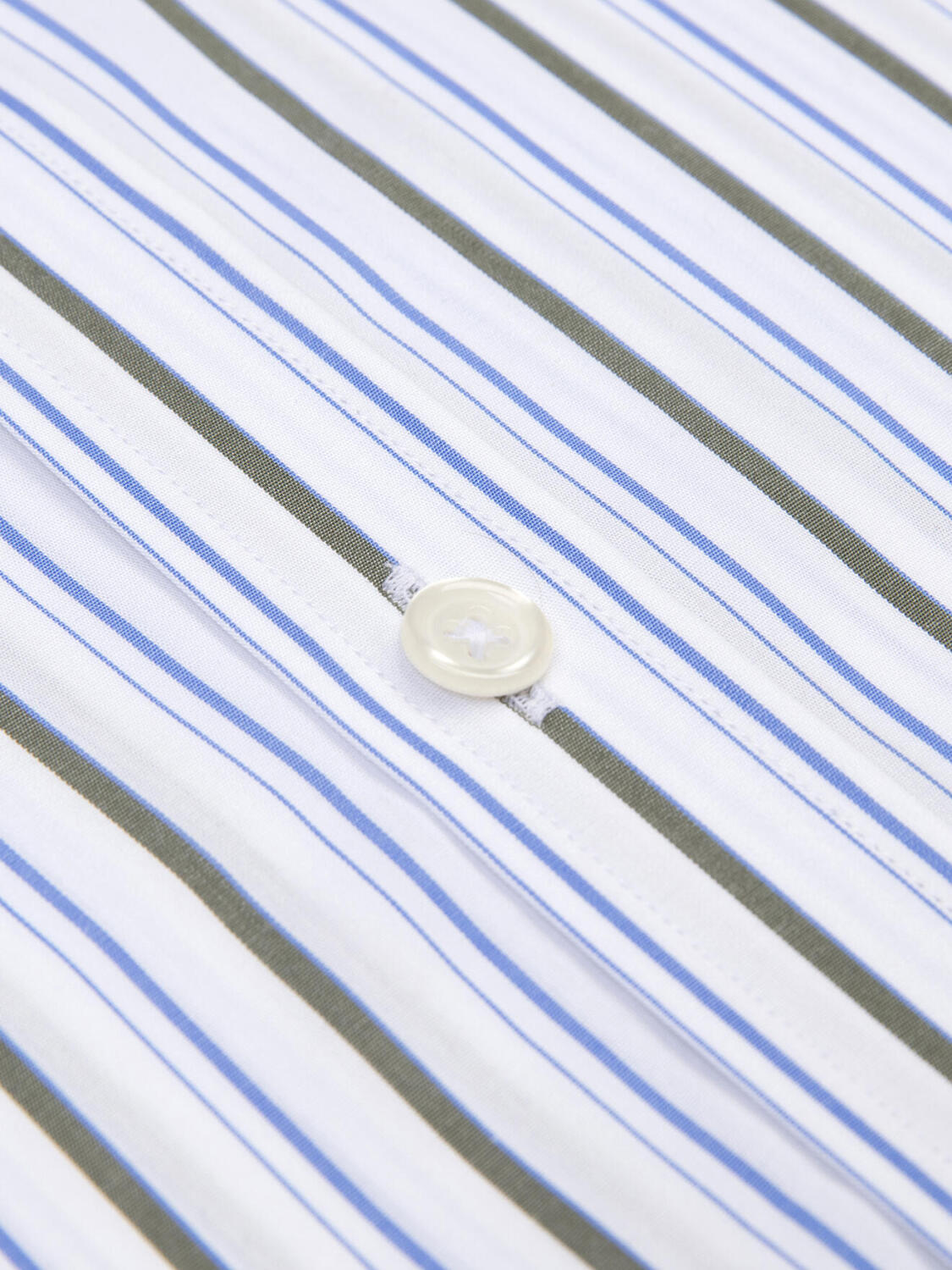 Overhemd Brent met strepen khaki