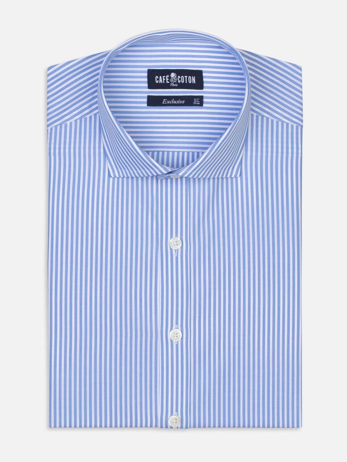 Chemise Brody &agrave; rayures ciel