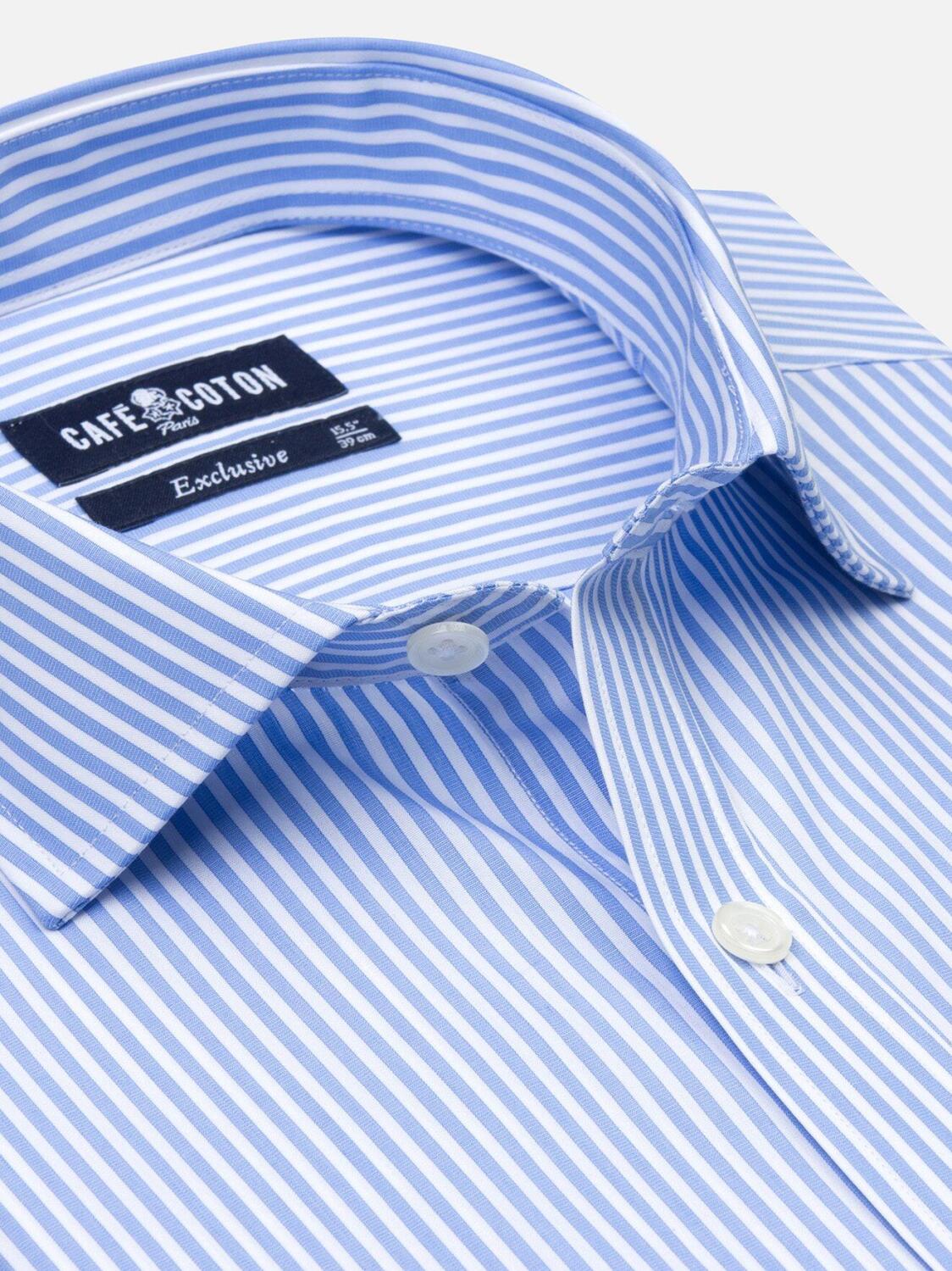 Chemise Brody &agrave; rayures ciel