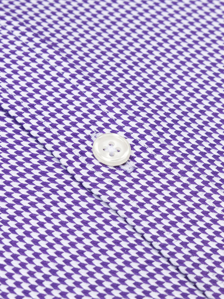 Chemise Bud en twill violet