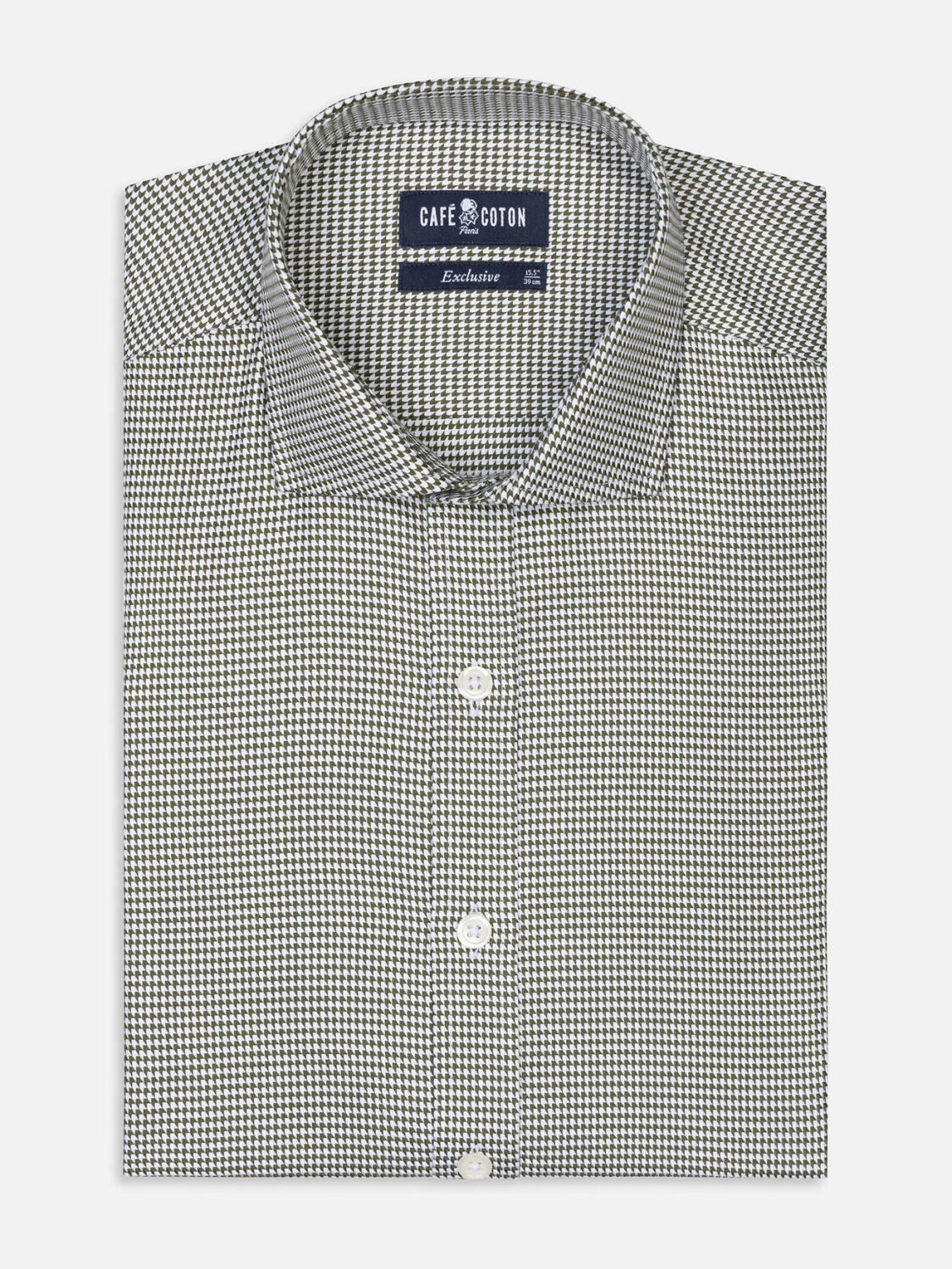 Camicia Bud in twill kaki