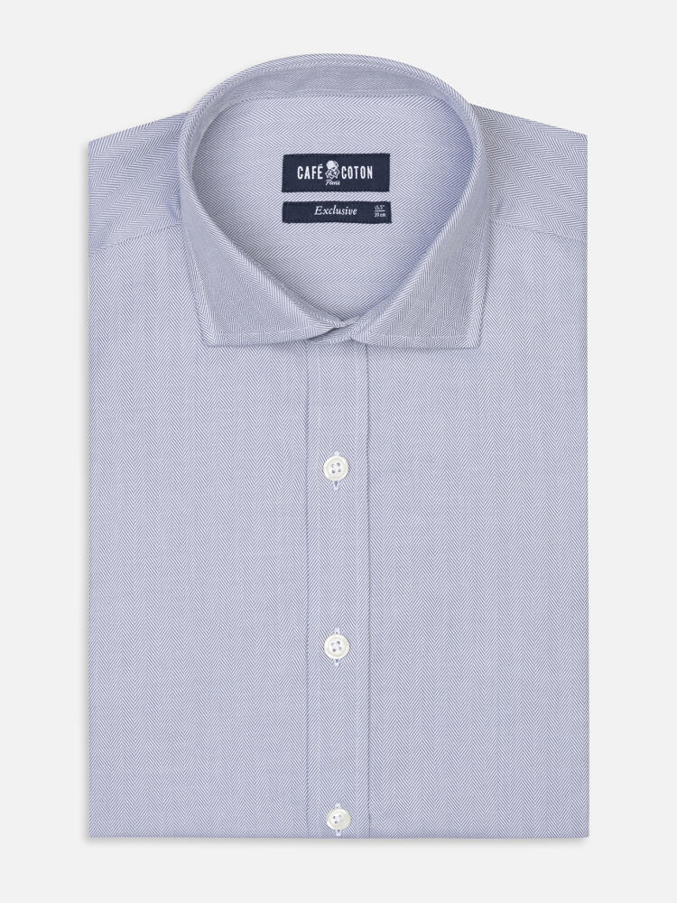 Herringbone shirt - Grey