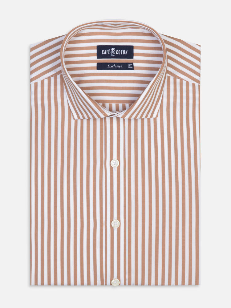 Camisa Chris a rayas habano