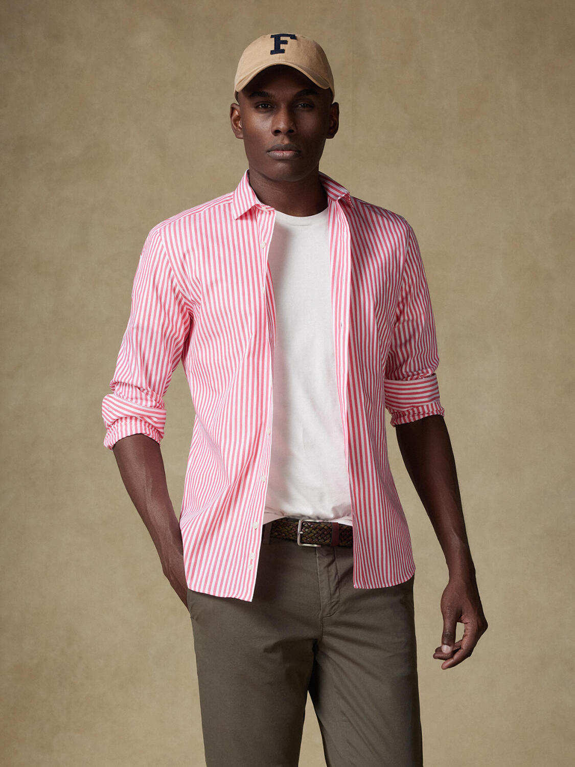 Chris shirt with grenadine stripes