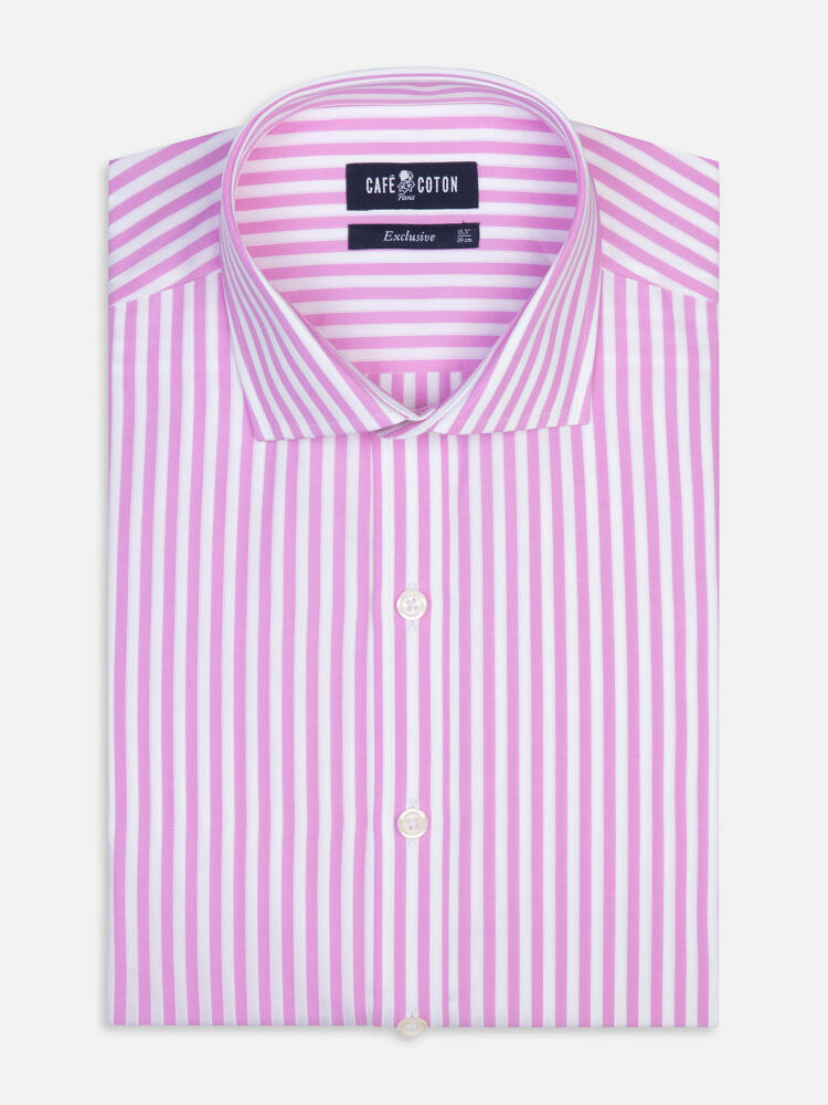 Chemise Chris à rayures rose
