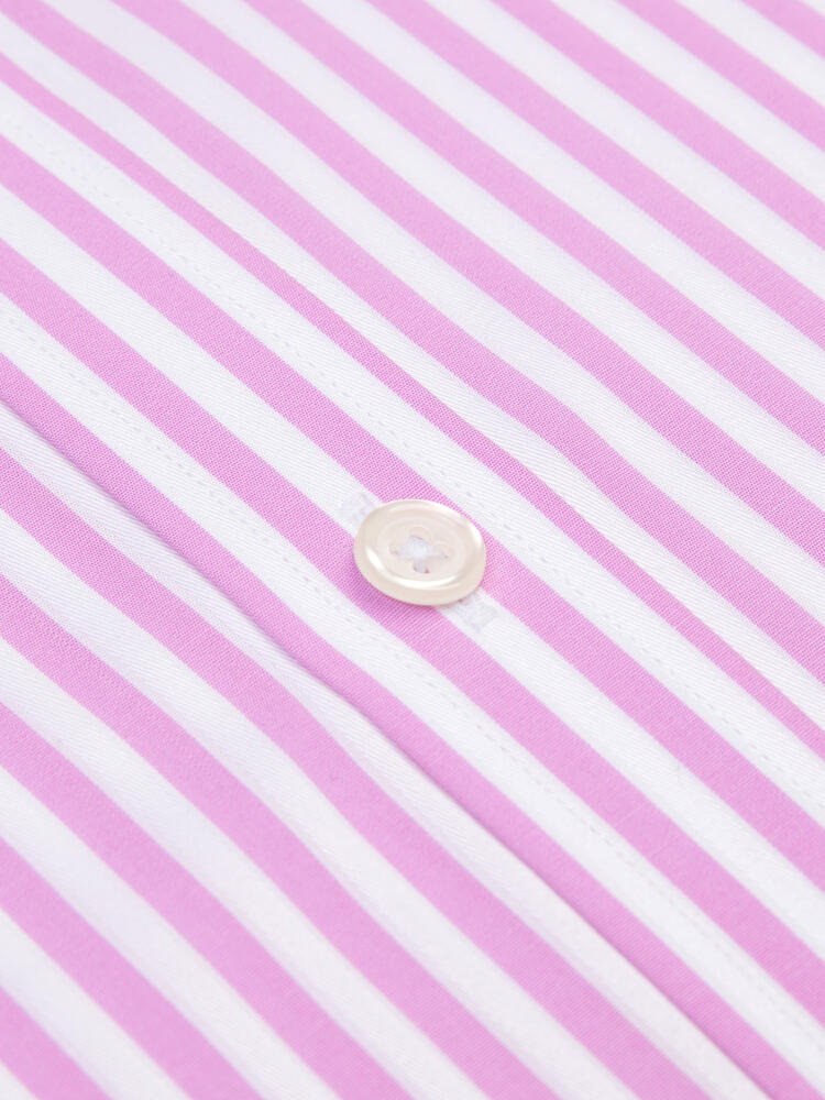 Chemise Chris à rayures rose