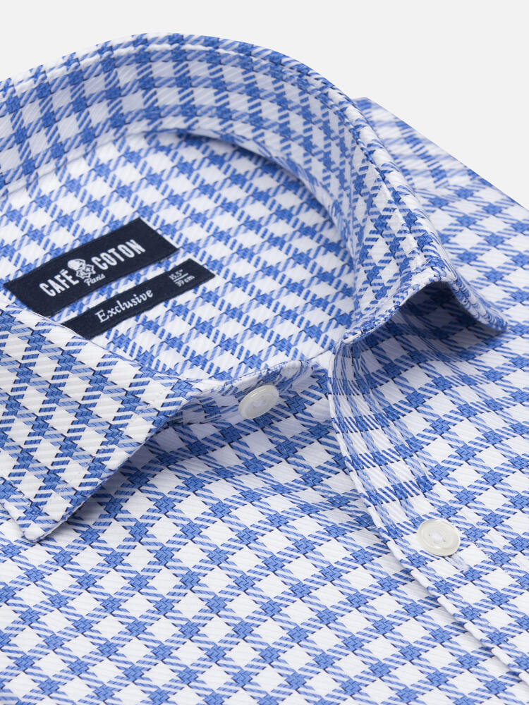 Comyn Blue Check Shirt