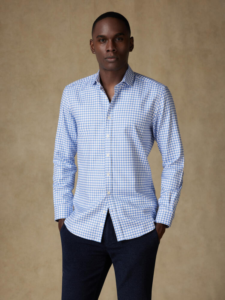 Comyn Blue Check Shirt