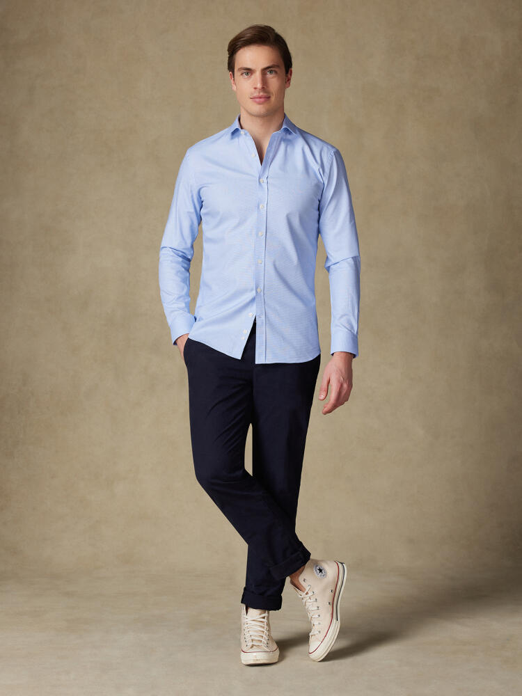 Chemise Conan texturée ciel