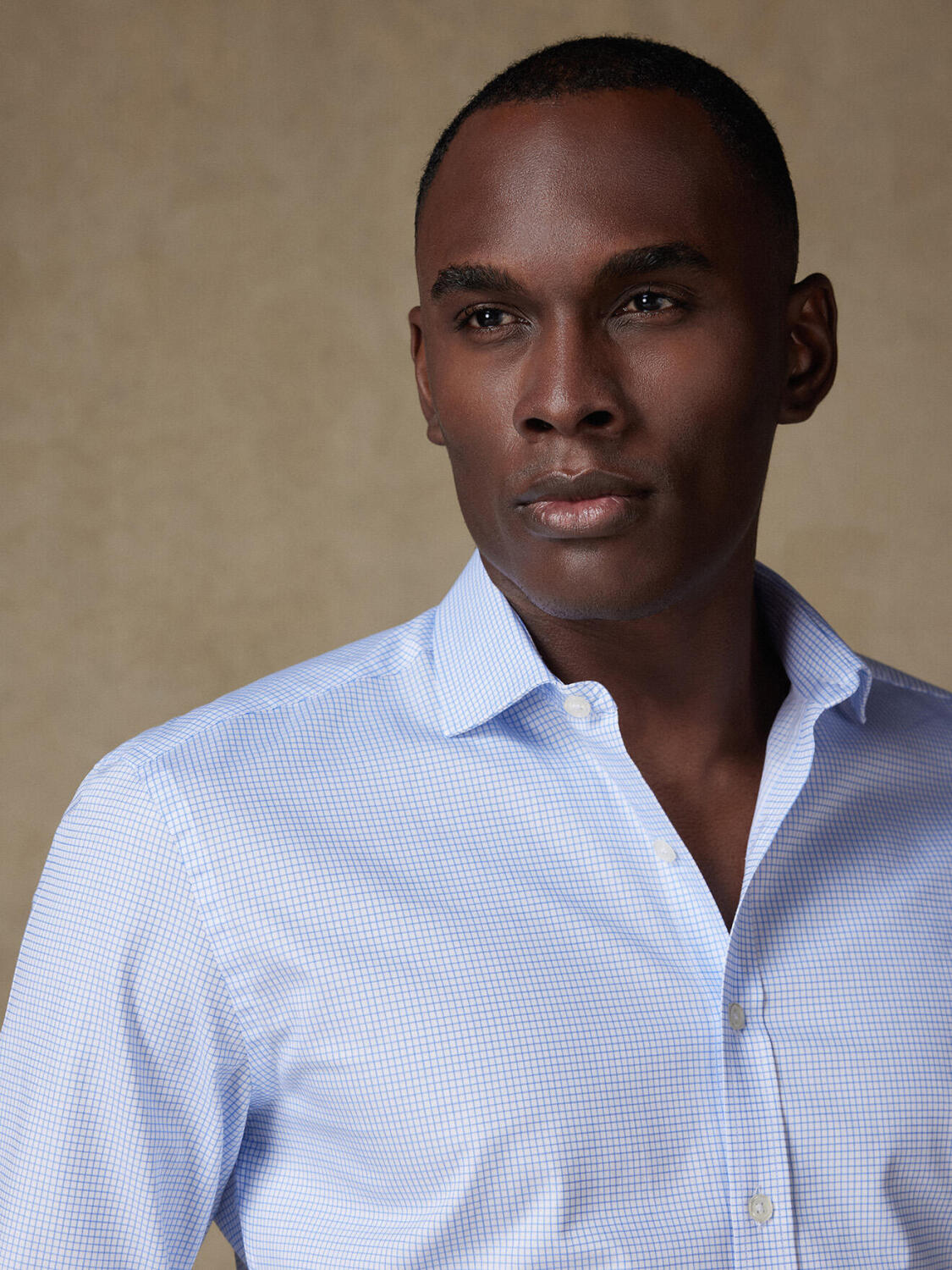 Conor sky geruit overhemd