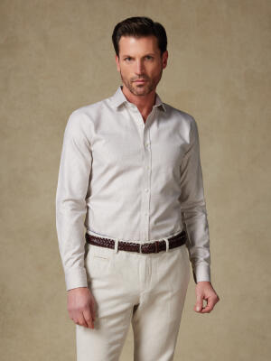 Chemise Corey en twill sable