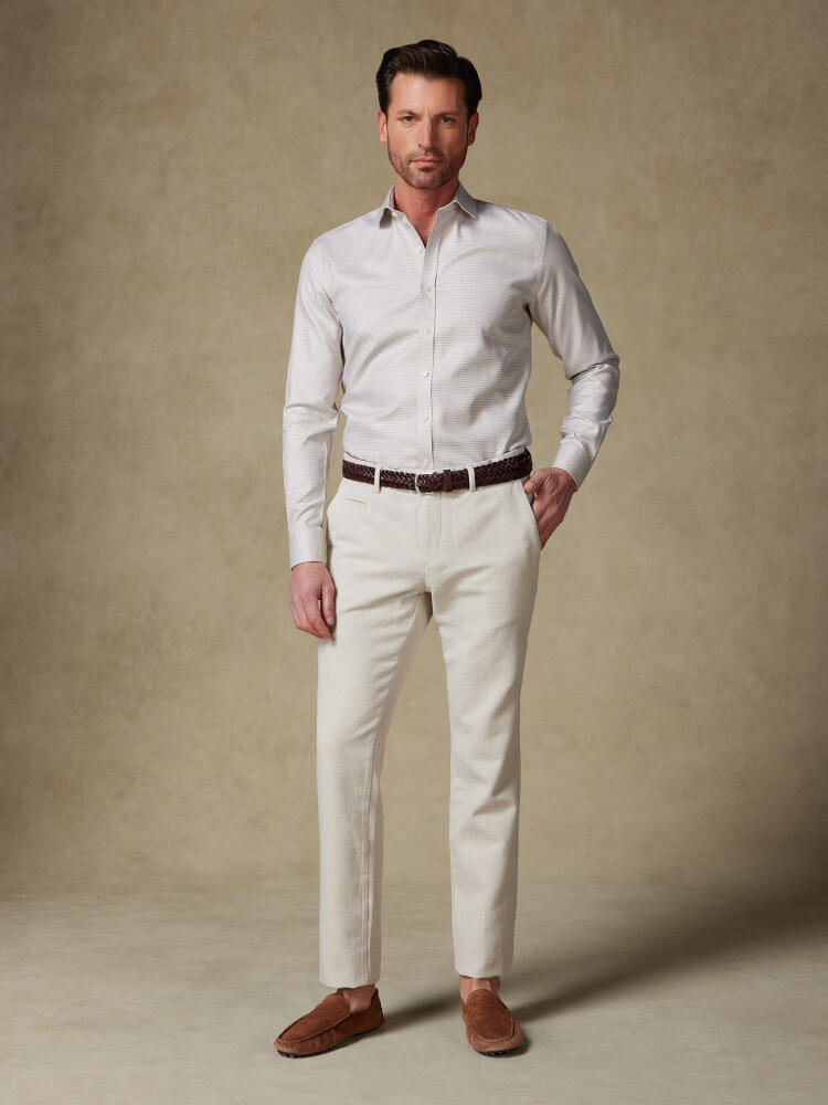 Corey Hemd in sand Twill