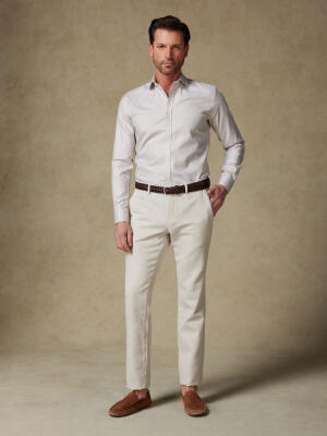 Chemise Corey en twill sable