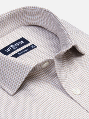 Chemise Corey en twill sable