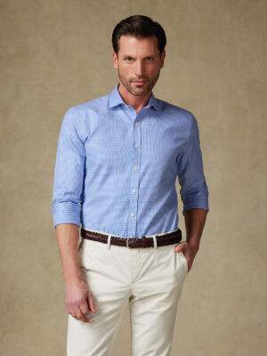 Camisa Corey de twill azul
