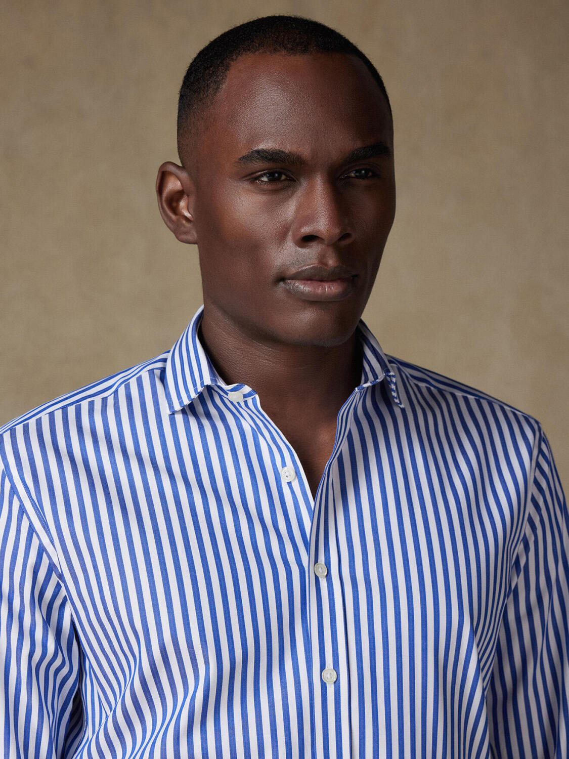 Chemise Dale à rayures marine