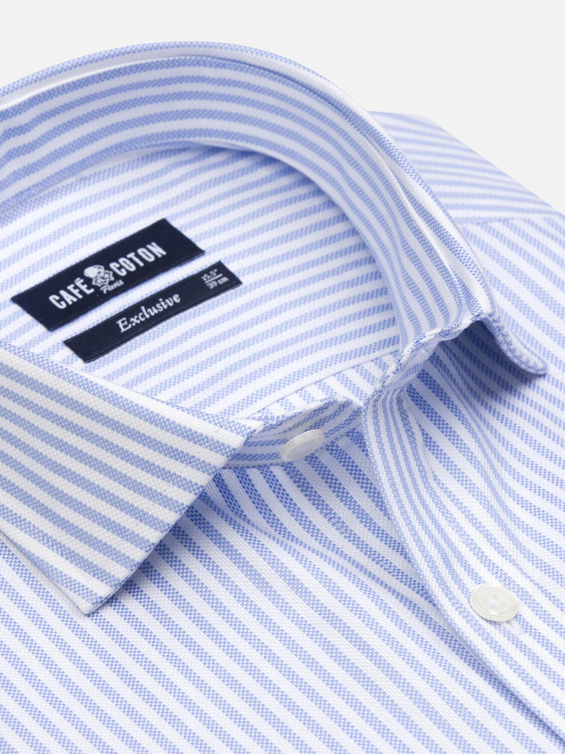 Camicia Darius con righe in cielo