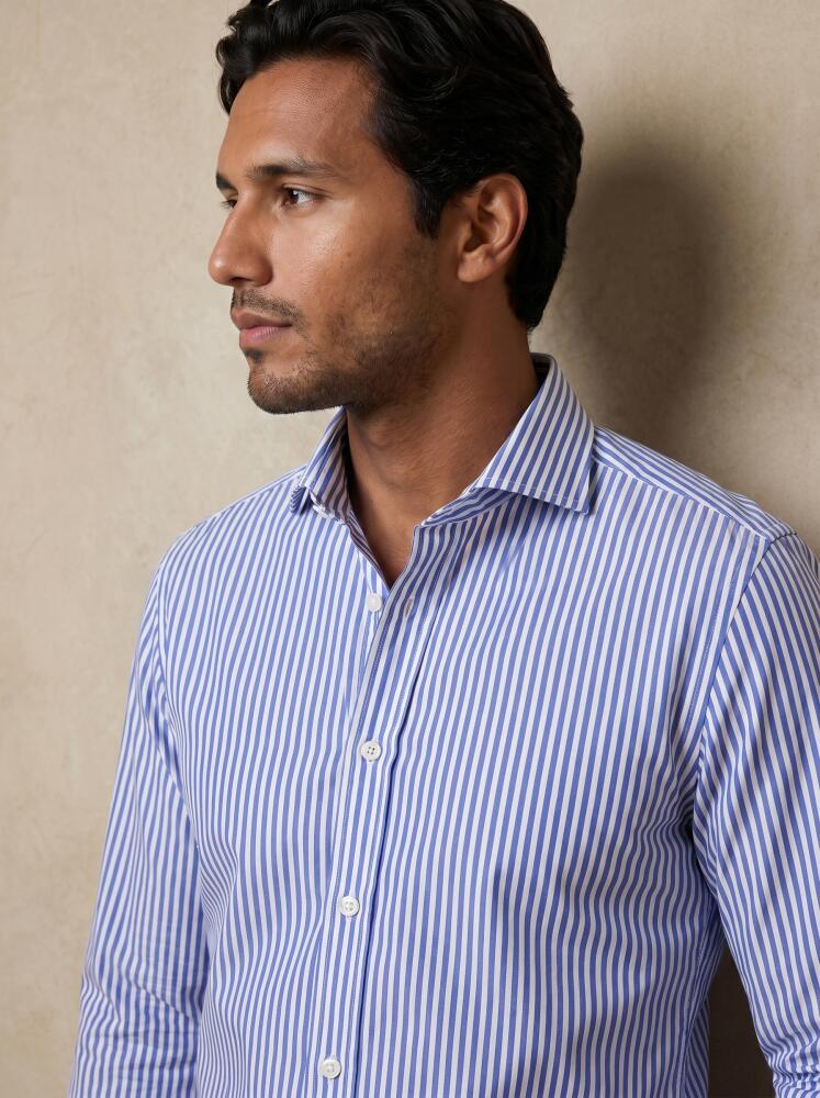 Camicia Davin a righe blu