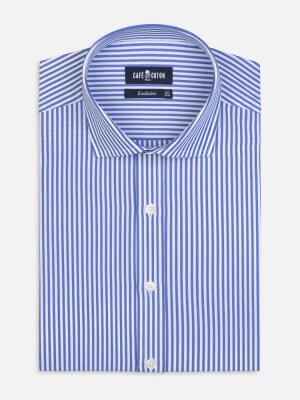 Davin Blue Striped Shirt