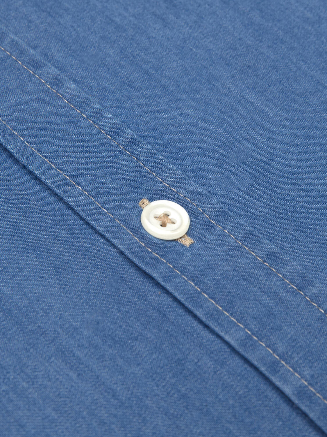 Camicia in denim celeste