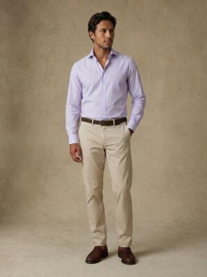 Camicia Dusk a righe lilla